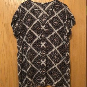 Size Large multicolored blouse by pleione